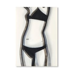 WALKING DANCING UNDRESSING SMOKING, INVITATION CARD